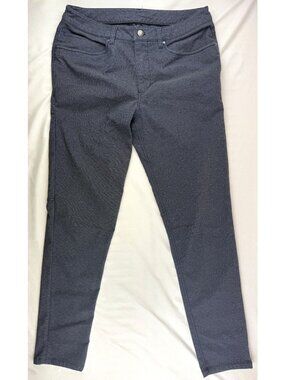 Lululemon Men’s ABC Pant Slim TechCanvas Heather Blue Size 32